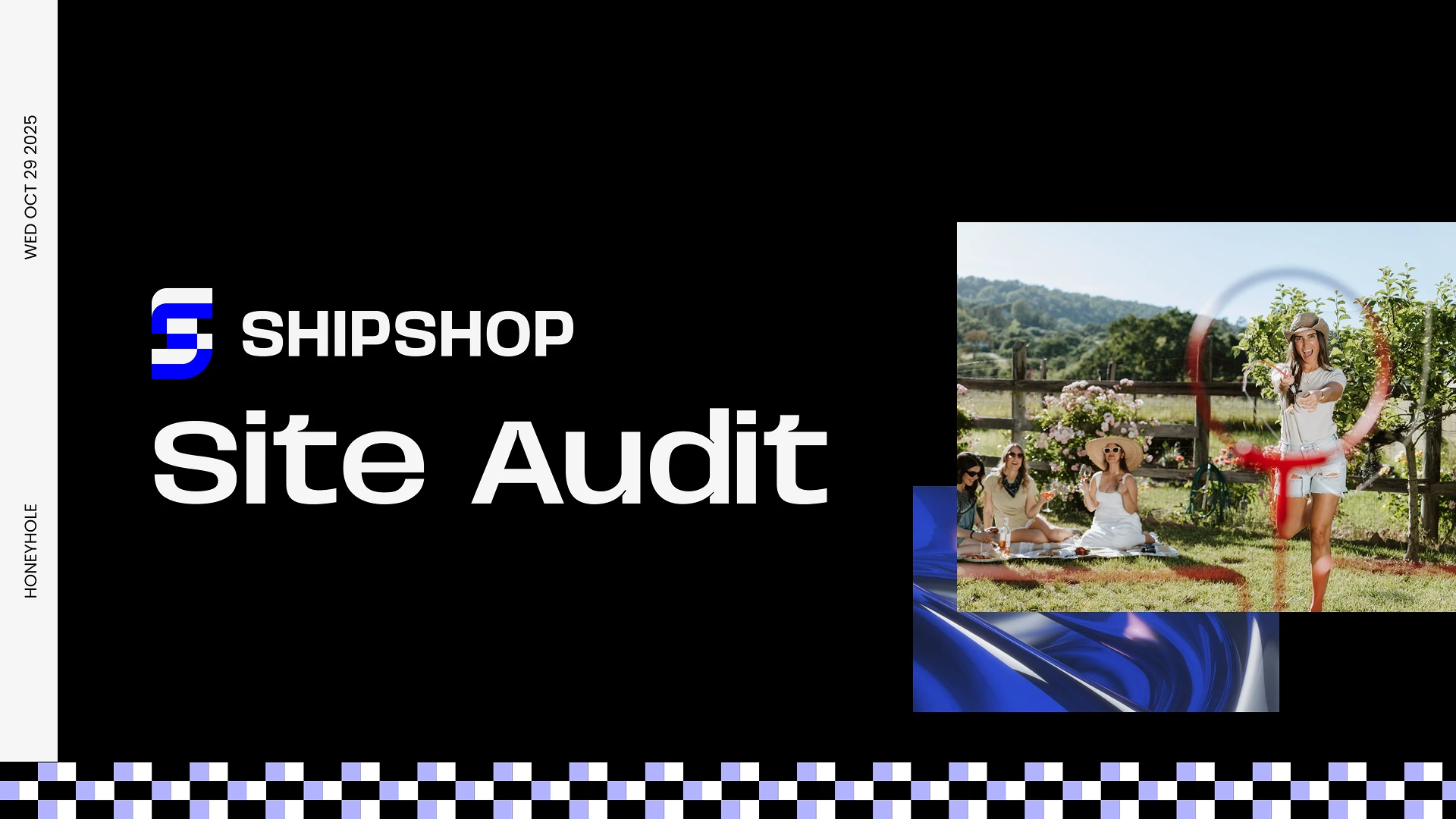 Ship Shop Site Audit cover slide
