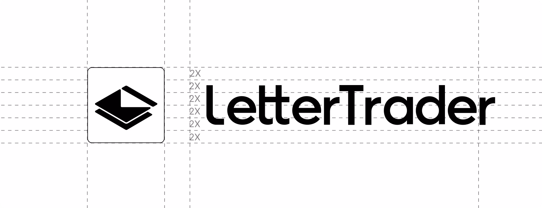 LetterTrader wordmark and logo lockup